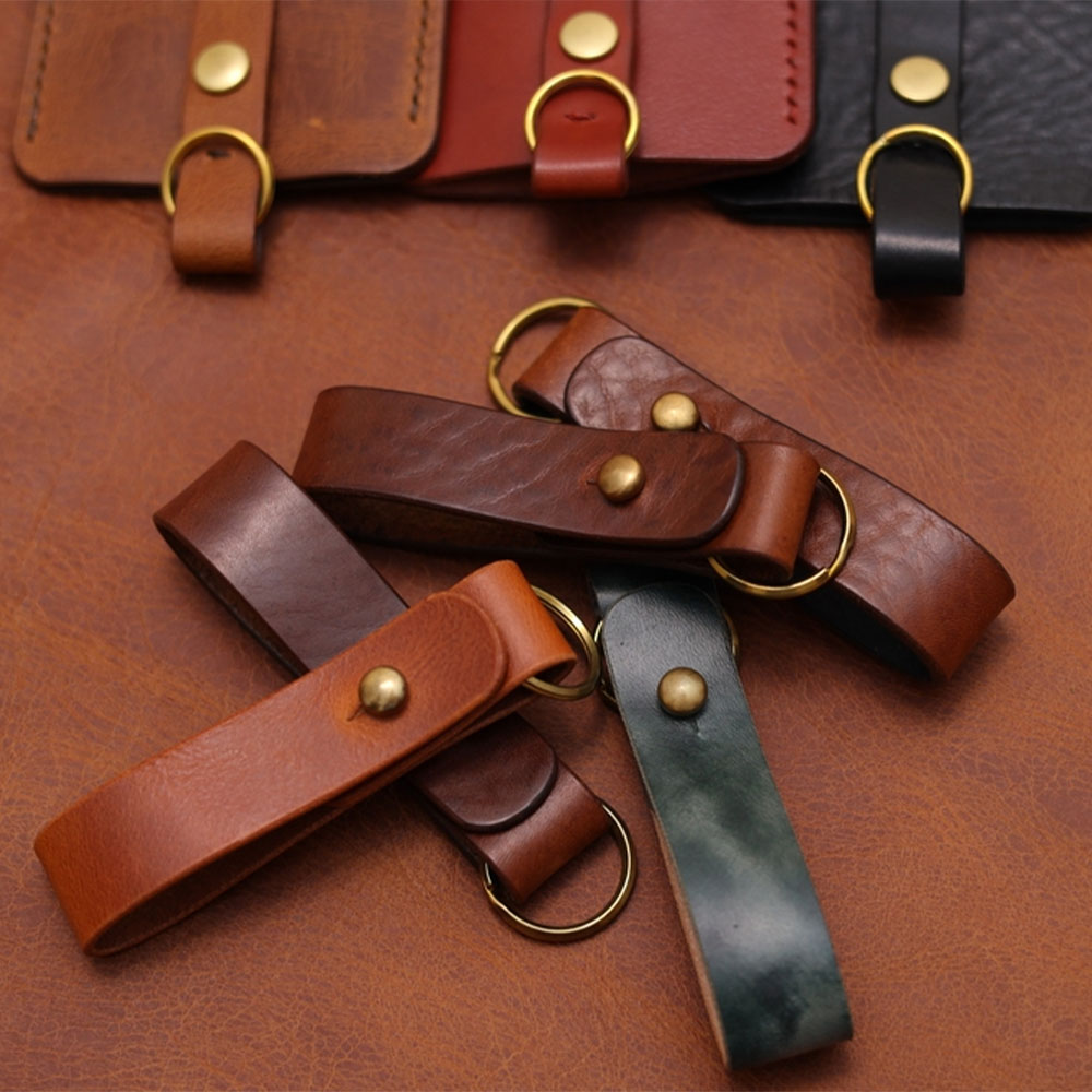 leather keychain